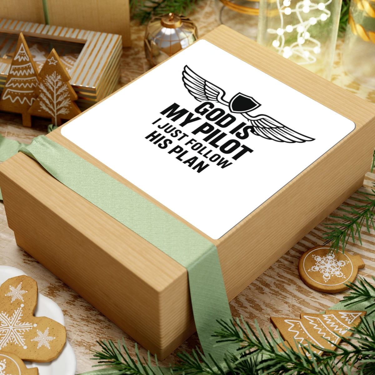 God Is My Pilot Sticker