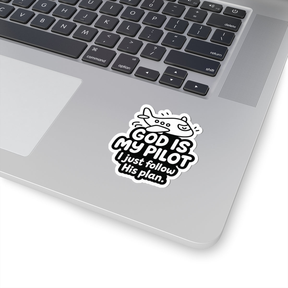 God Is My Pilot Airplane Sticker | Christian Aviation Vinyl Decal