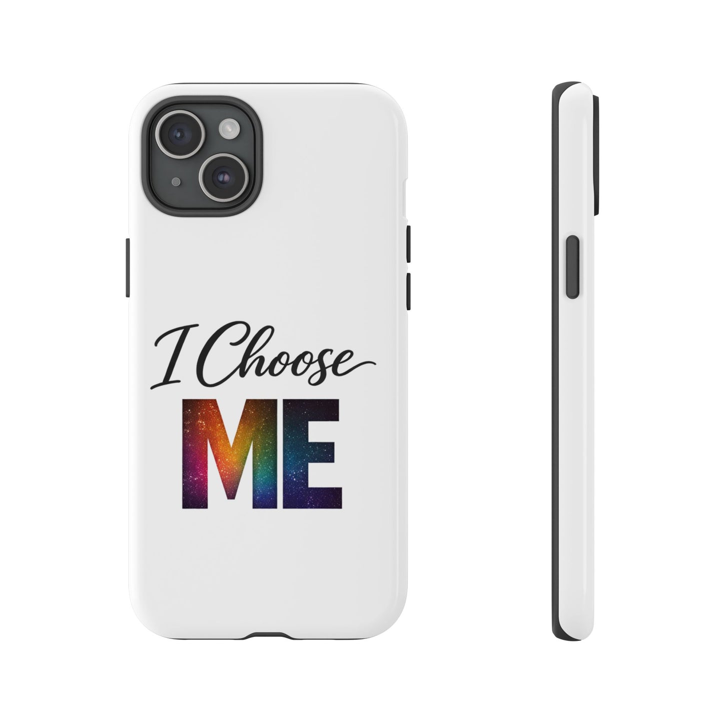 I Choose ME iPhone case | empowerment mobile cover, self-love design