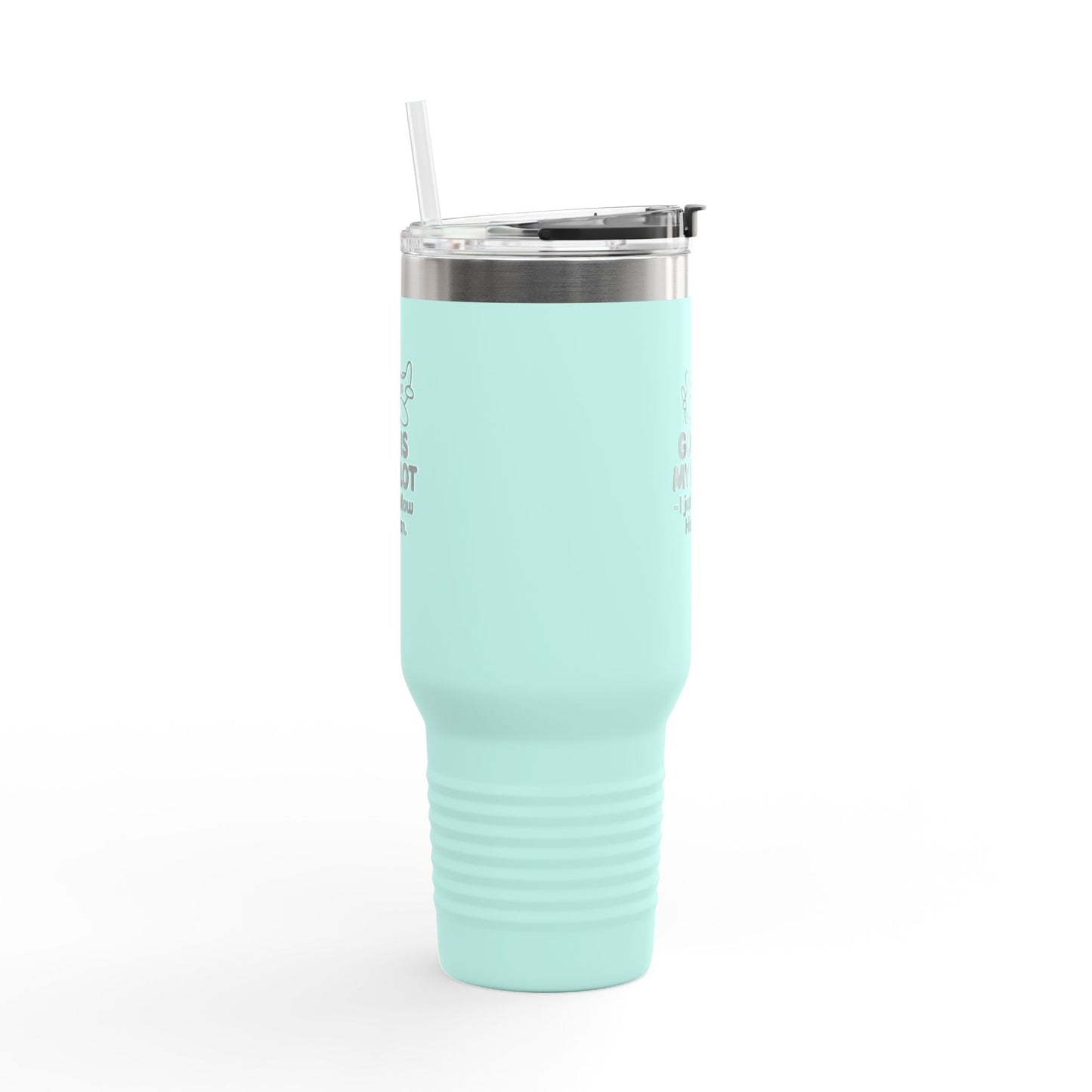 God Is My Pilot travel mug | 40oz insulated tumbler
