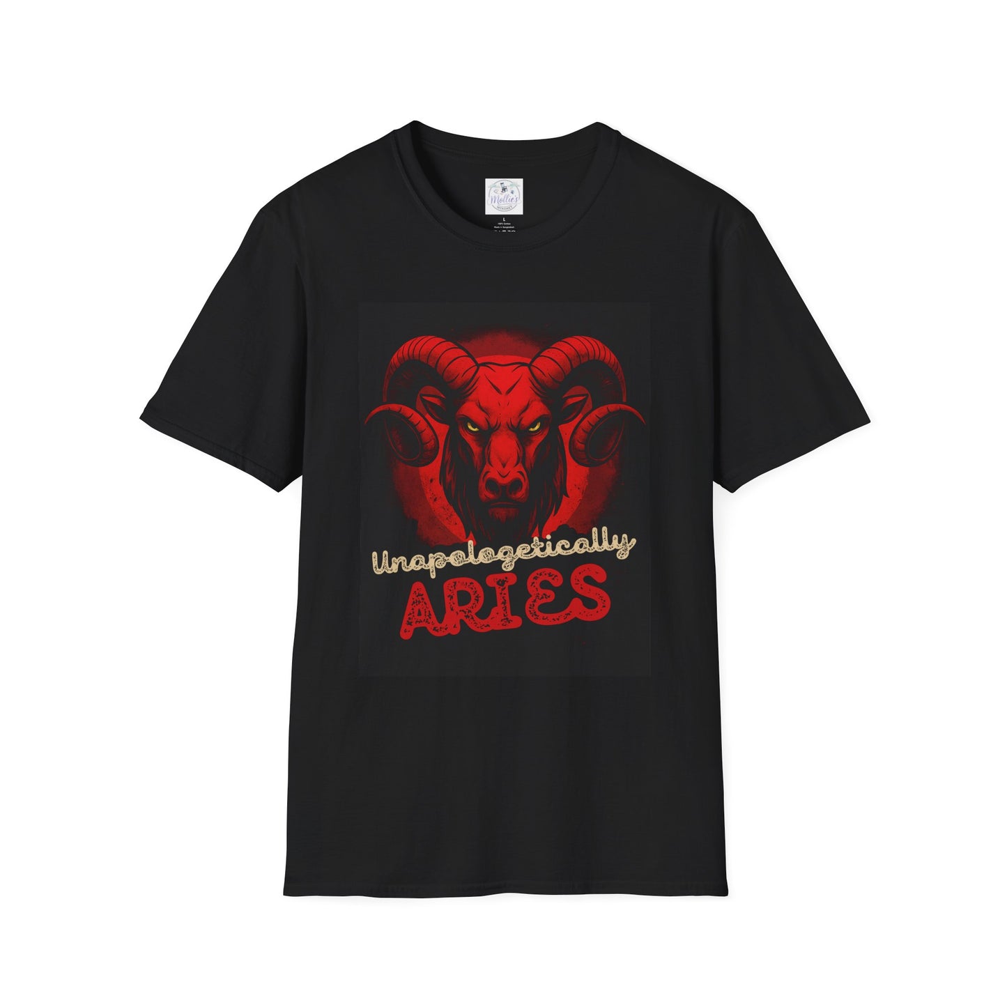 Unapologetically Aries Ram T-Shirt – Bold Zodiac Graphic Tee