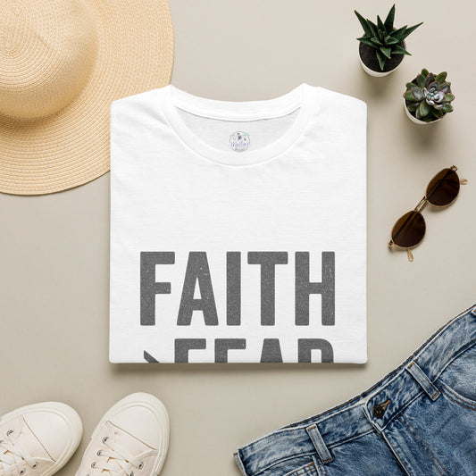 "Faith Over Fear" T-Shirt | Inspirational Christian Tee