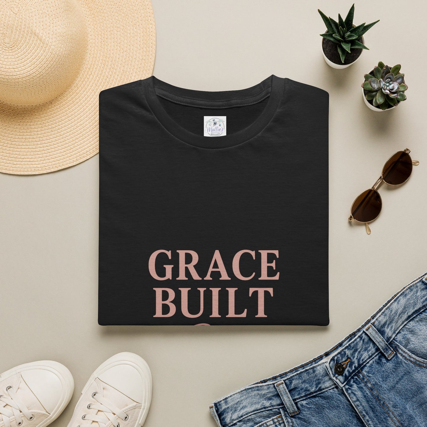 "Grace Built" T-Shirt | Inspirational Christian Graphic Tee