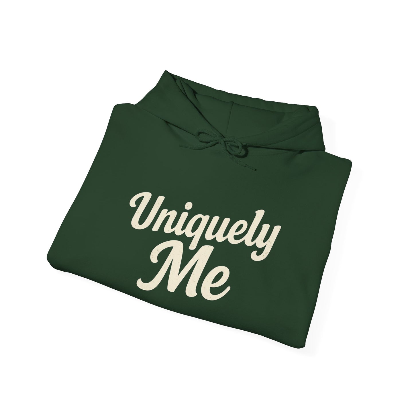 Uniquely Me hoodie | Script typography hoodie, black pullover