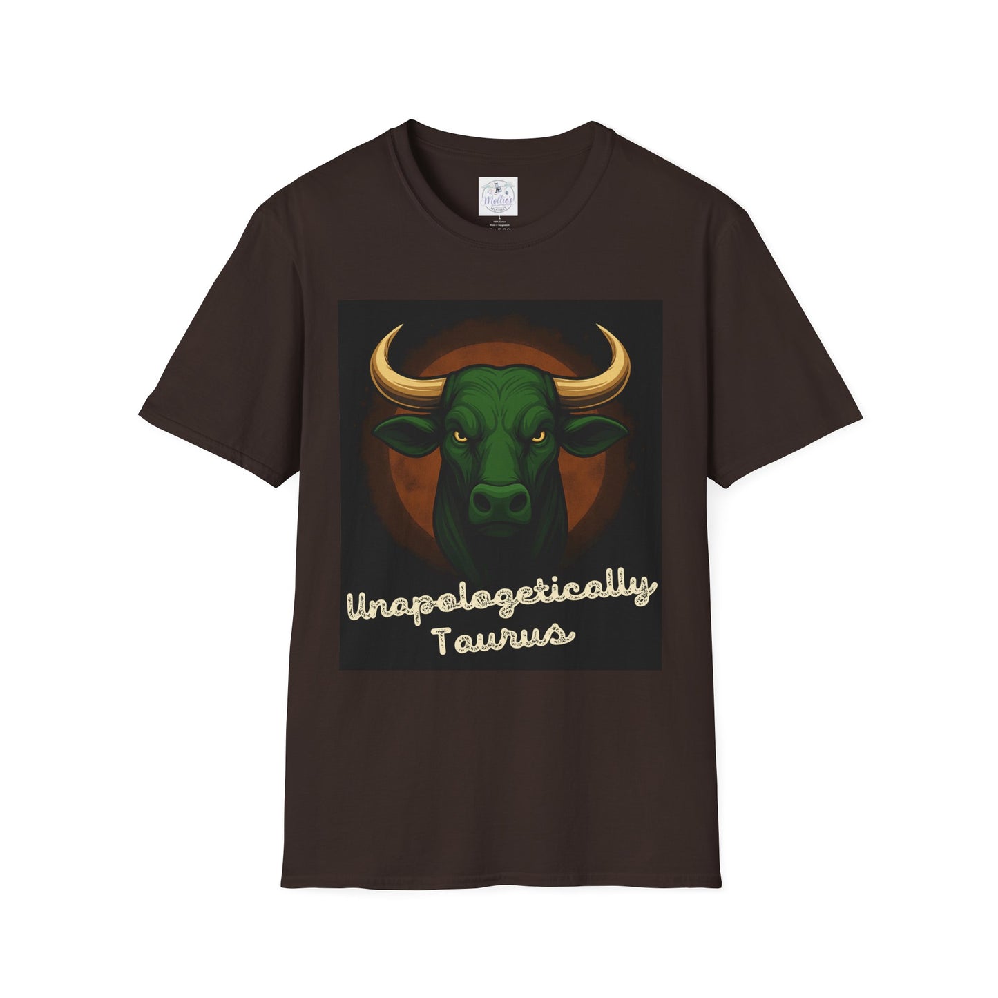 Unapologetically Green Bull Taurus T-Shirt | Zodiac Sign Shirt | Astrology Gift for Taurus Men & Women