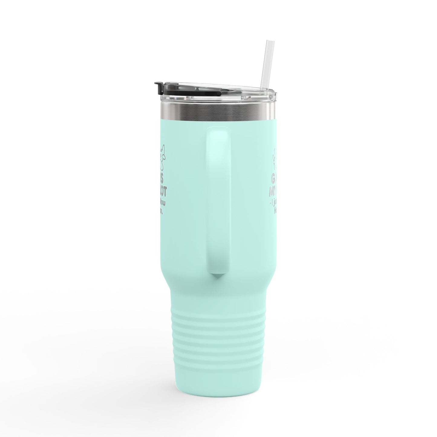 God Is My Pilot travel mug | 40oz insulated tumbler