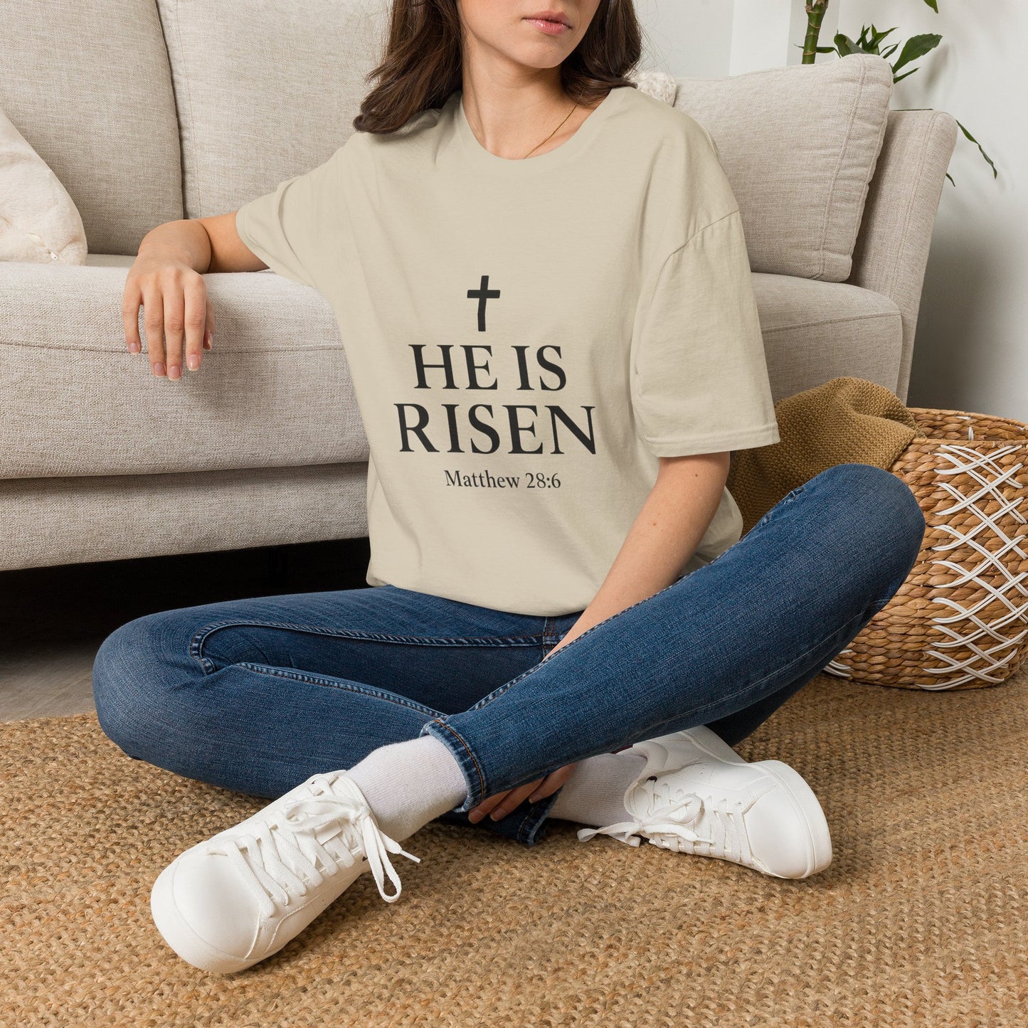 "He Is Risen" T-Shirt | Inspirational Christian Resurrection Tee