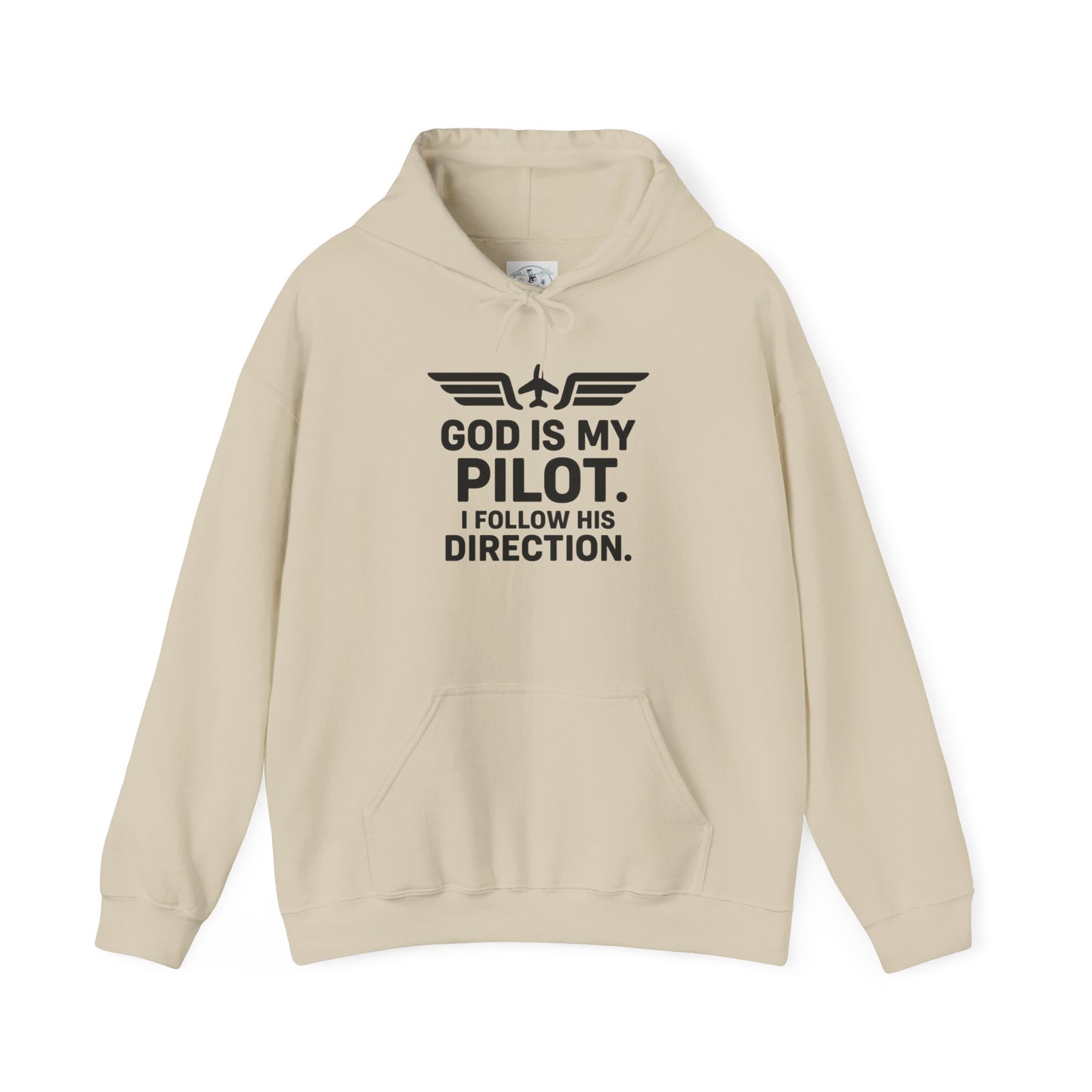 God Is My Pilot hoodie | Faith Pilot Sweatshirt, Aviation Christian Apparel