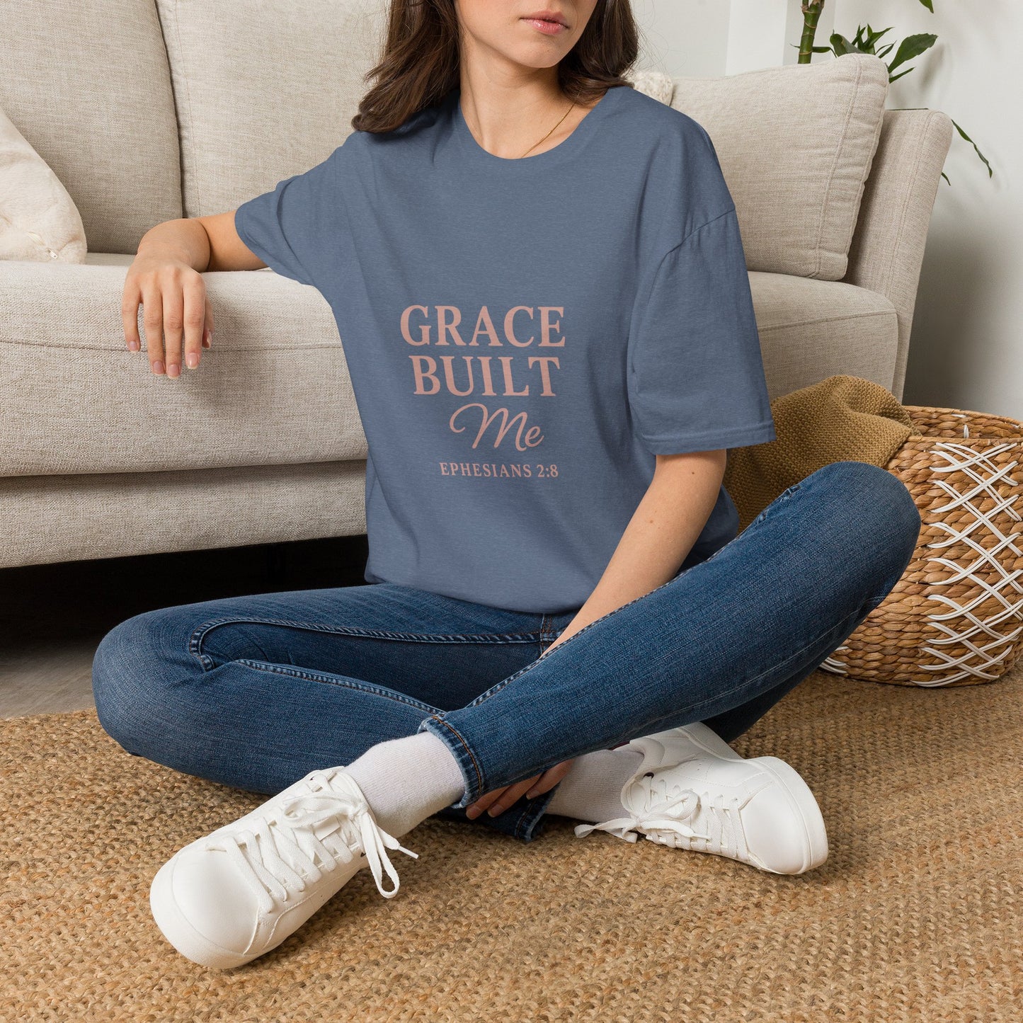 "Grace Built" T-Shirt | Inspirational Christian Graphic Tee