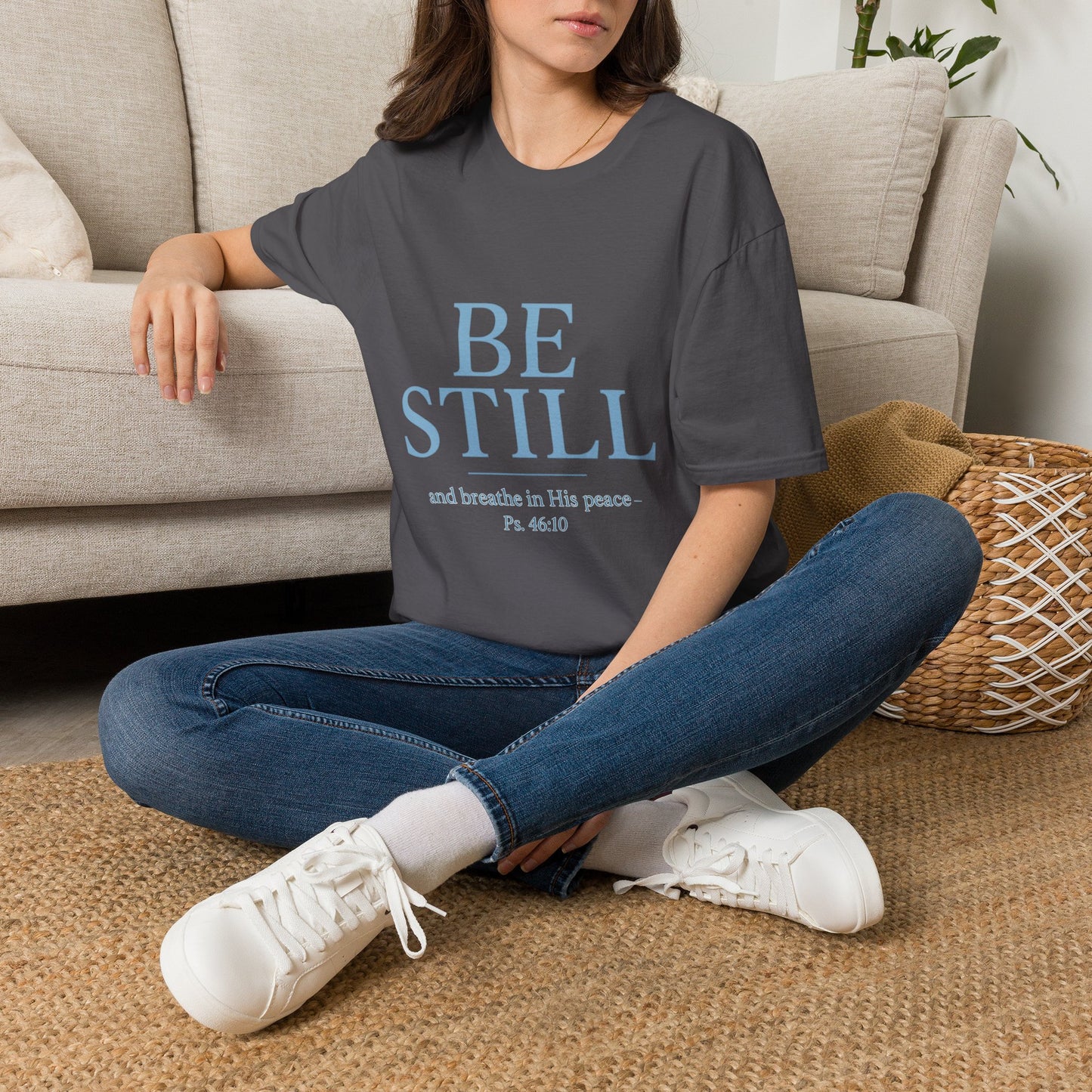"Be Still" Inspirational T-Shirt | Christian Scripture Tee | Faith & Peace Shirt