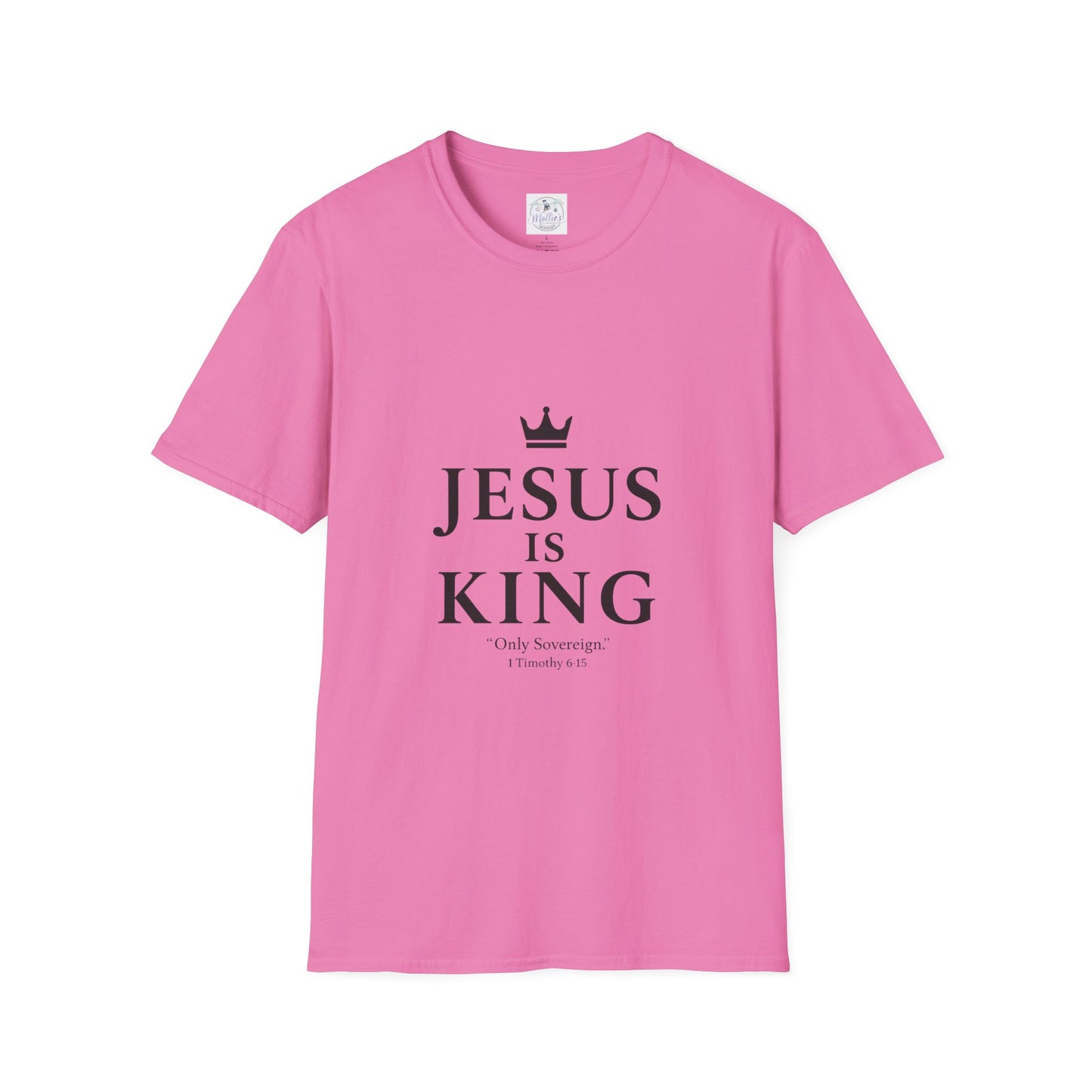 Jesus Is King Crown T-Shirt | Christian Faith Apparel