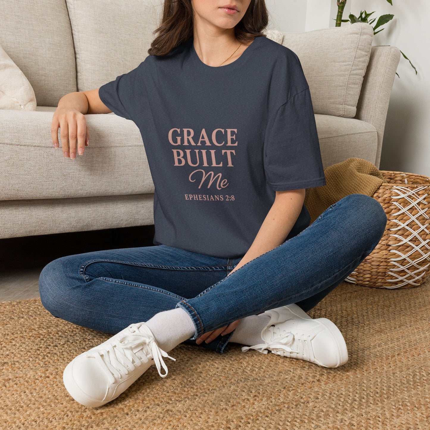 "Grace Built" T-Shirt | Inspirational Christian Graphic Tee