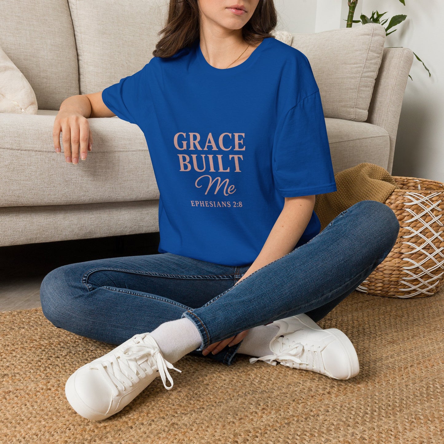 "Grace Built" T-Shirt | Inspirational Christian Graphic Tee
