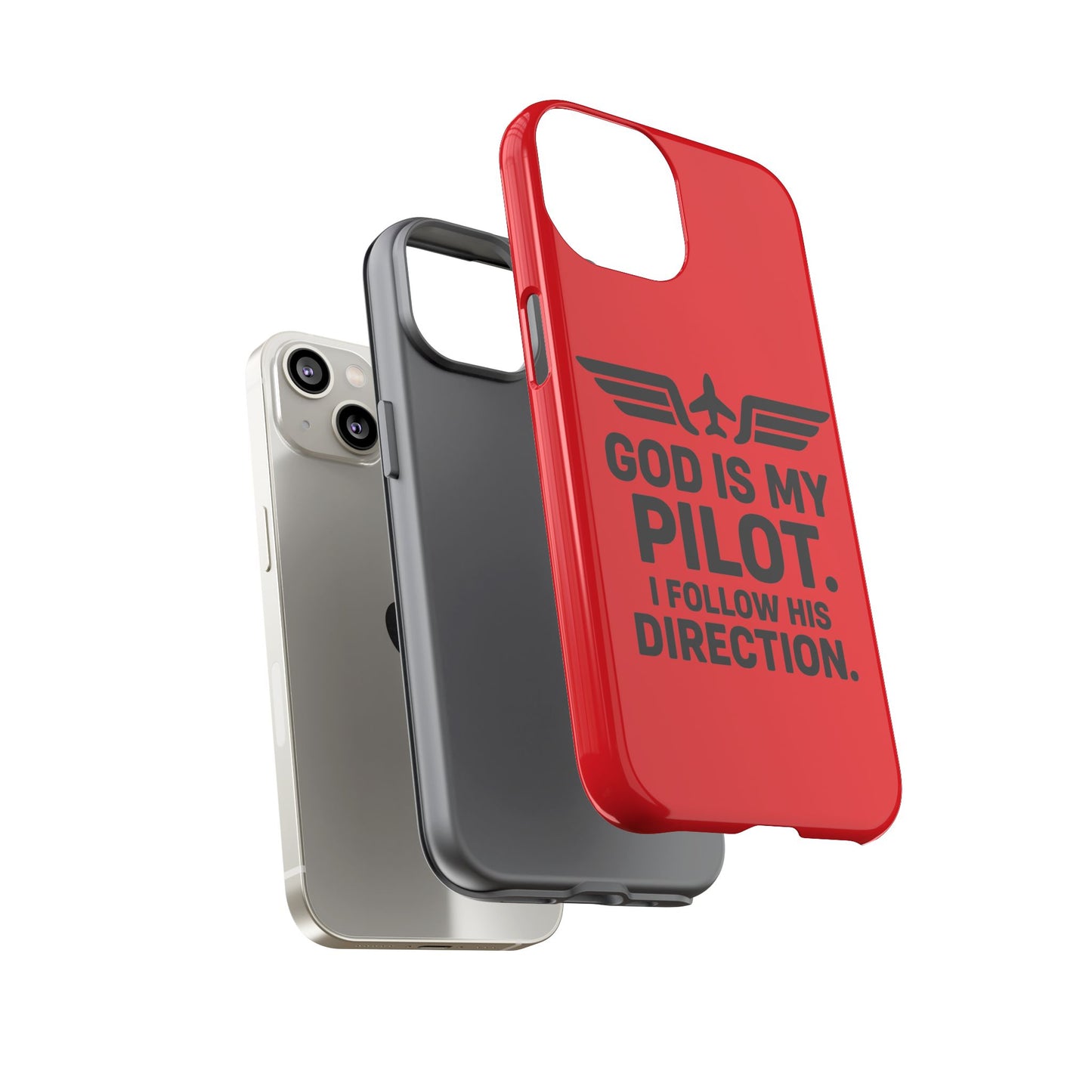 God Is My Pilot iPhone Case | Religious Aviator Phone Case