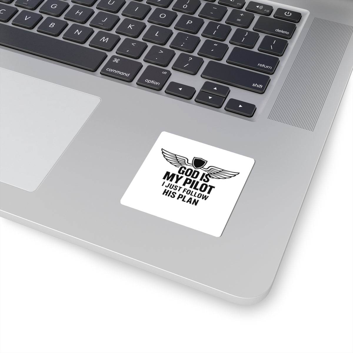God Is My Pilot Sticker