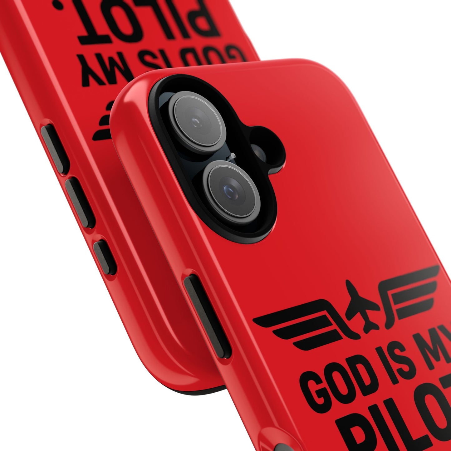 God Is My Pilot iPhone Case | Religious Aviator Phone Case
