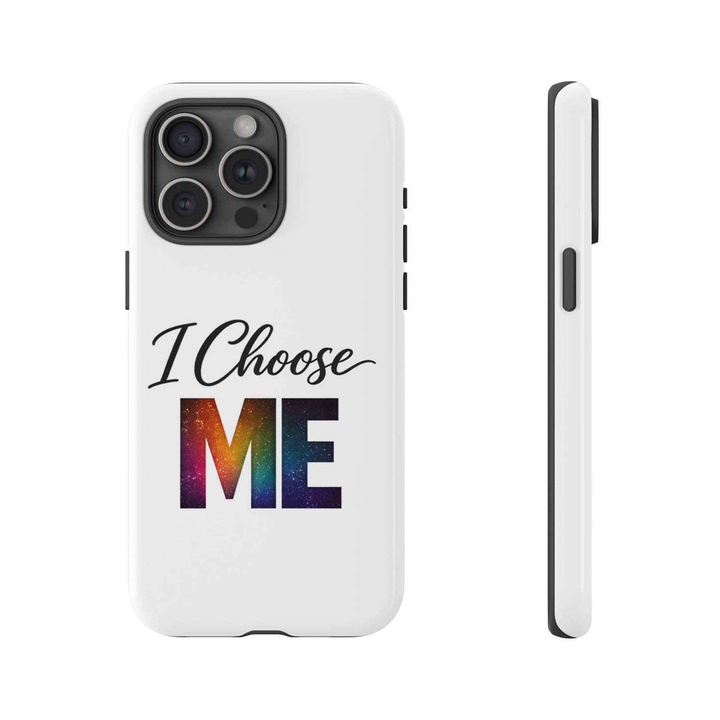 I Choose ME iPhone case | empowerment mobile cover, self-love design