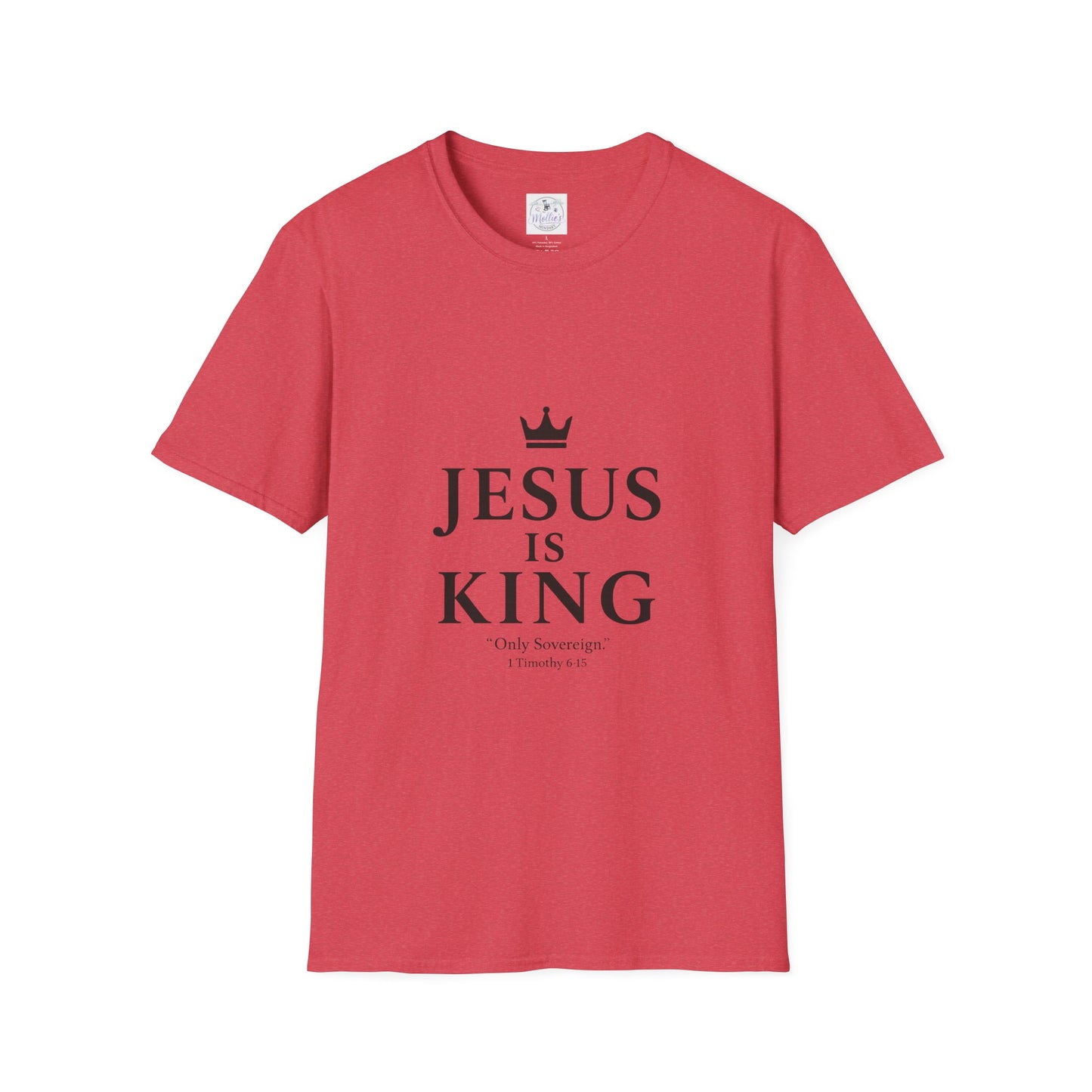 Jesus Is King Crown T-Shirt | Christian Faith Apparel