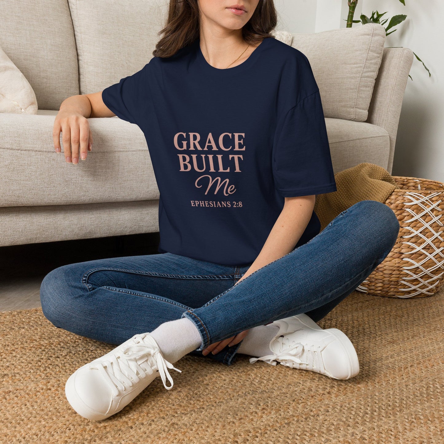 "Grace Built" T-Shirt | Inspirational Christian Graphic Tee