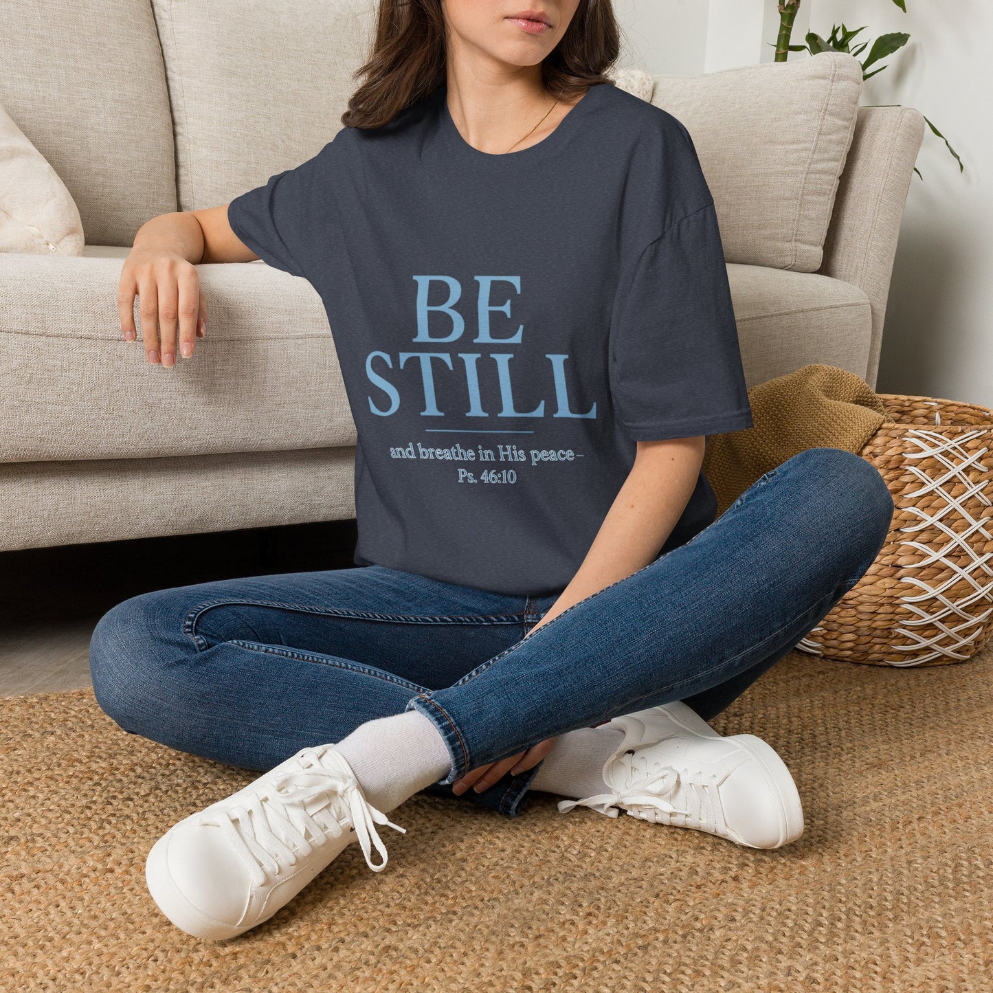 "Be Still" Inspirational T-Shirt | Christian Scripture Tee | Faith & Peace Shirt