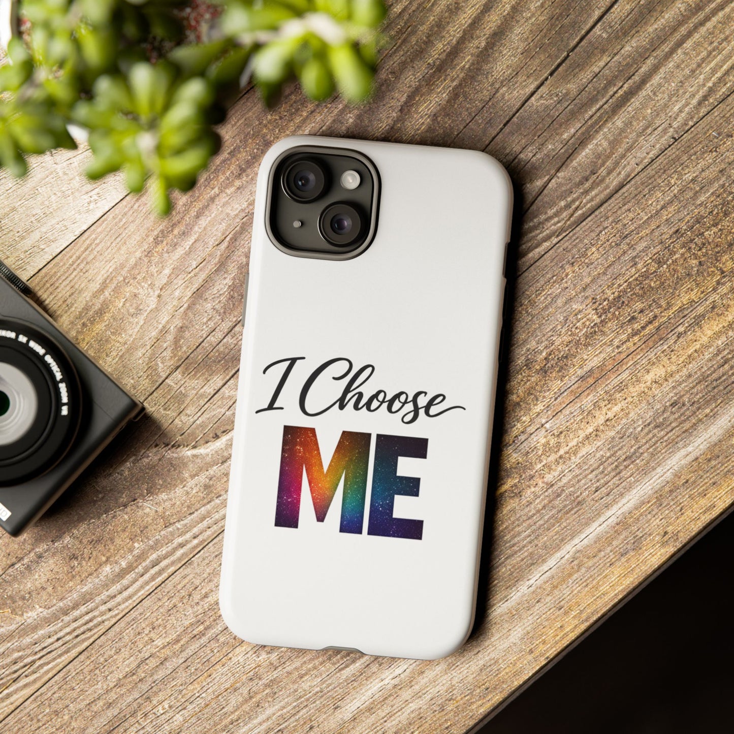 I Choose ME iPhone case | empowerment mobile cover, self-love design