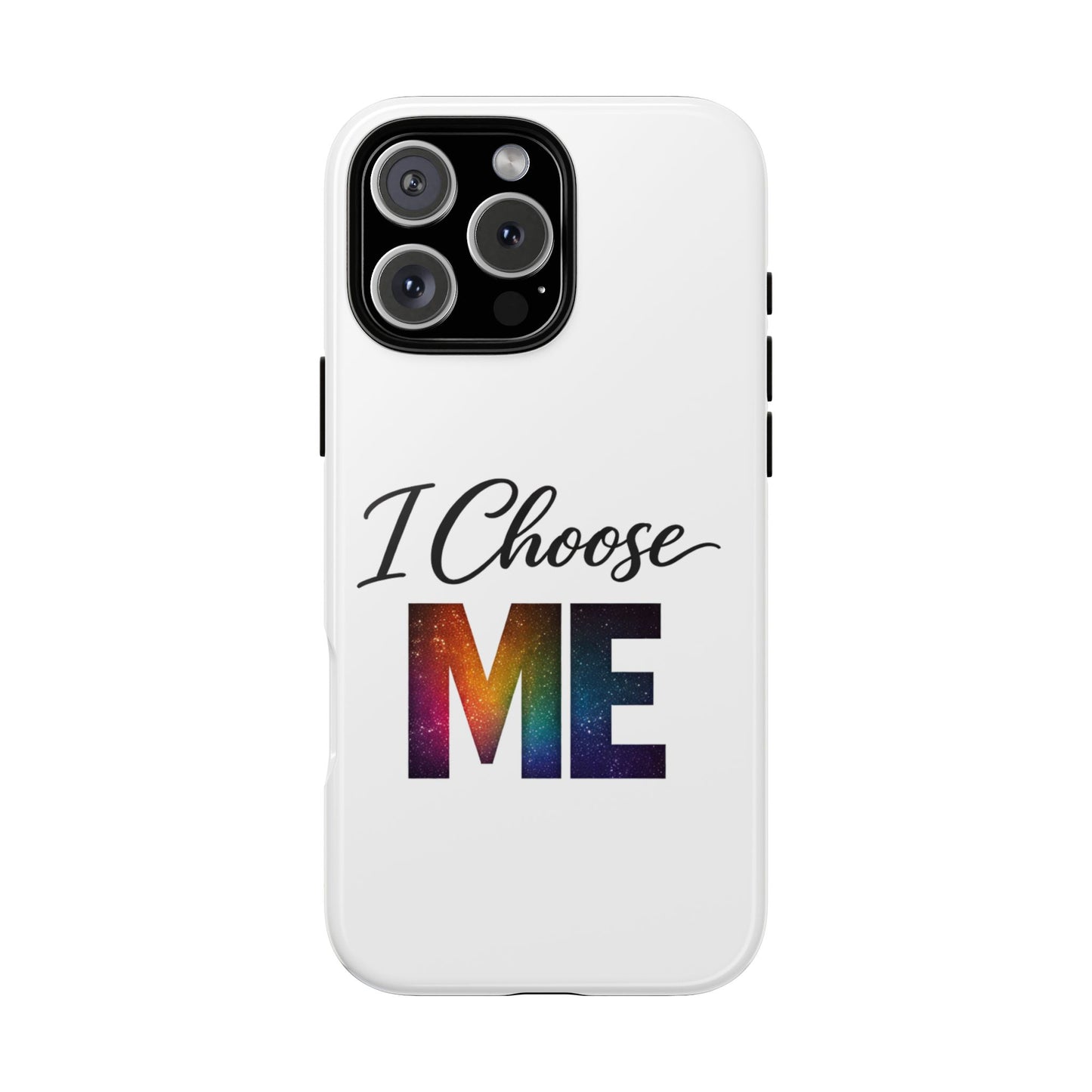 I Choose ME iPhone case | empowerment mobile cover, self-love design