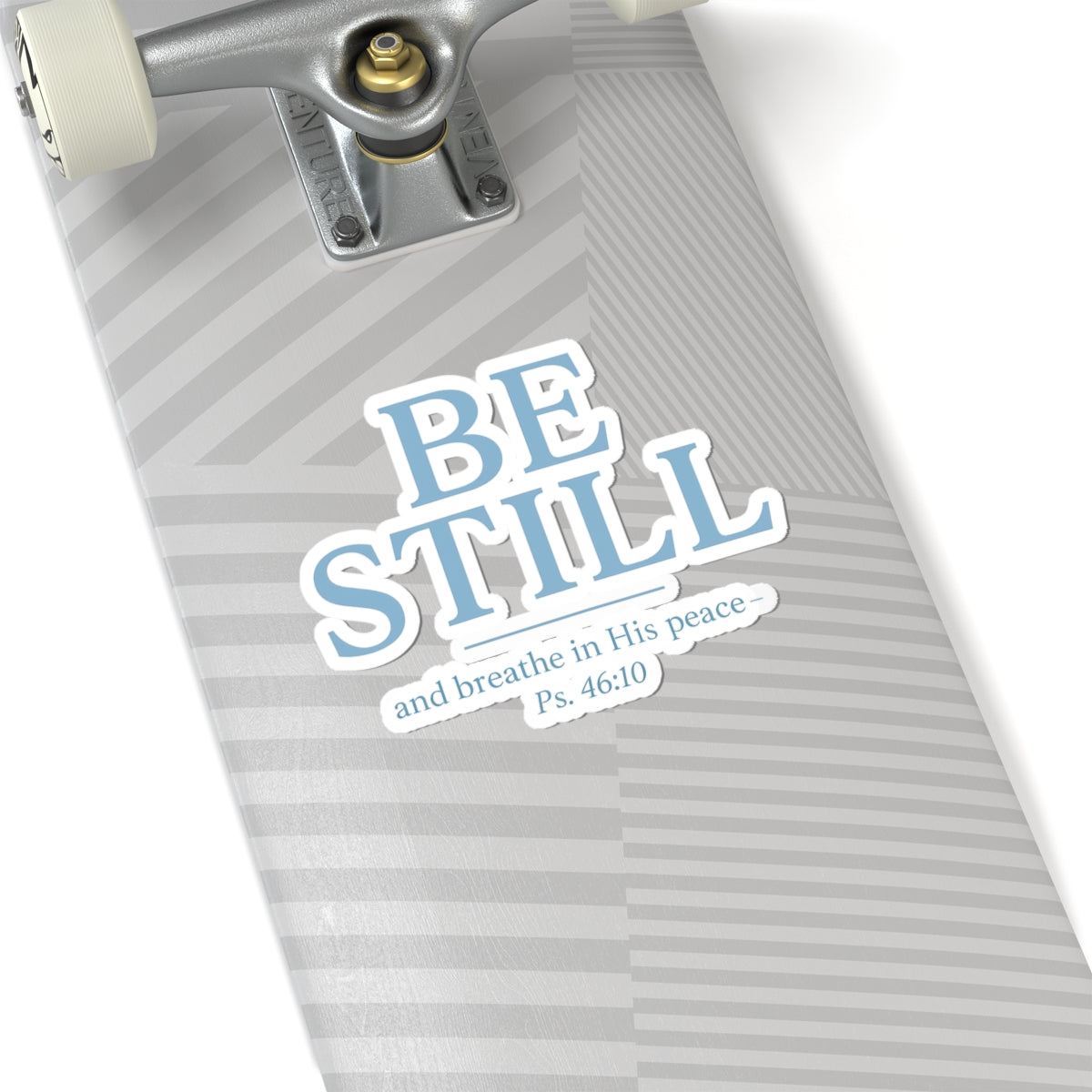 "Be Still" Psalm 46:10 Christian Sticker | Faith & Scripture Vinyl Deca