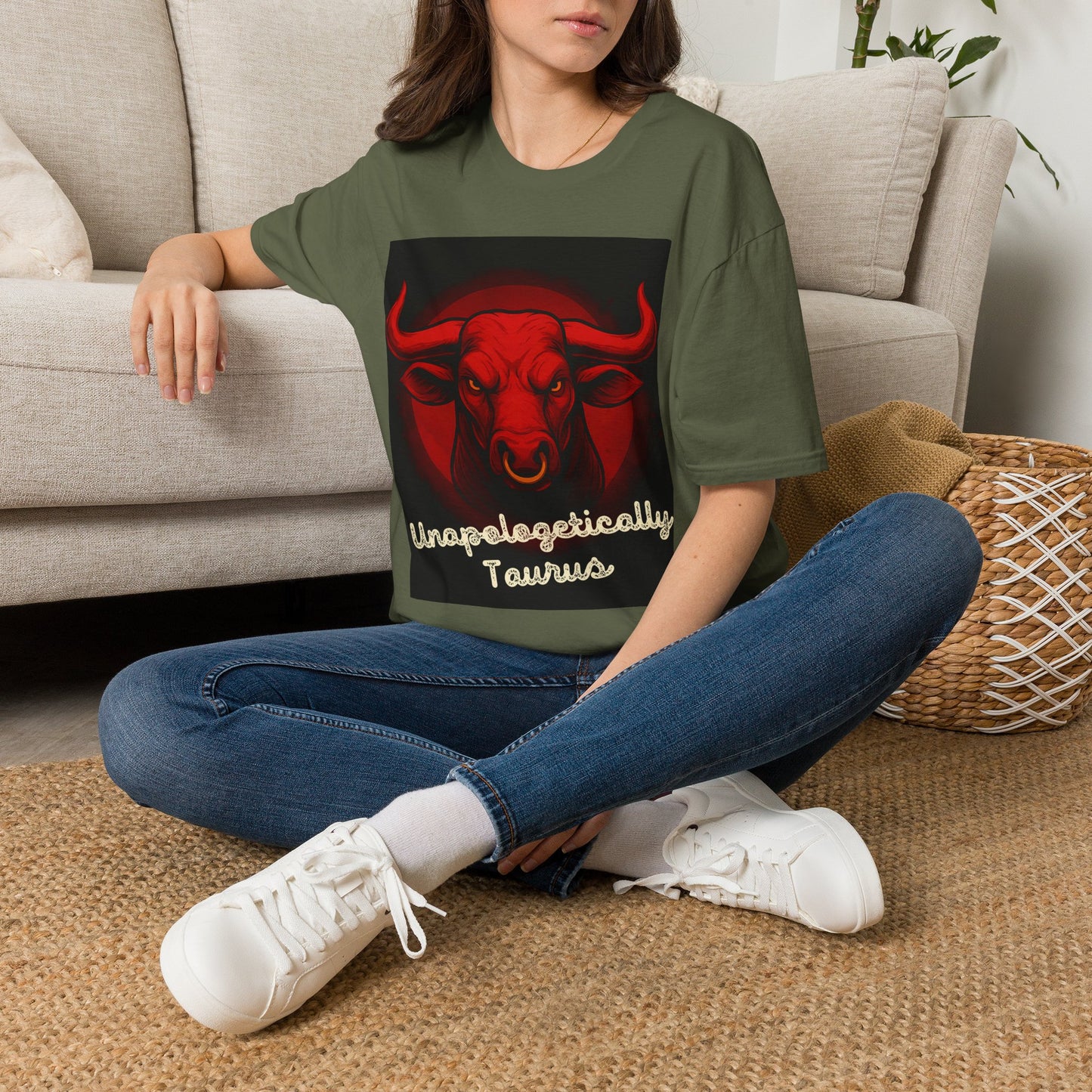 Unapologetically Taurus Bull T-Shirt | Bold Zodiac Earth Sign Tee