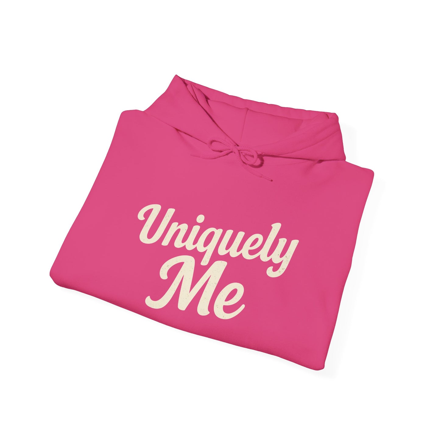 Uniquely Me hoodie | Script typography hoodie, black pullover
