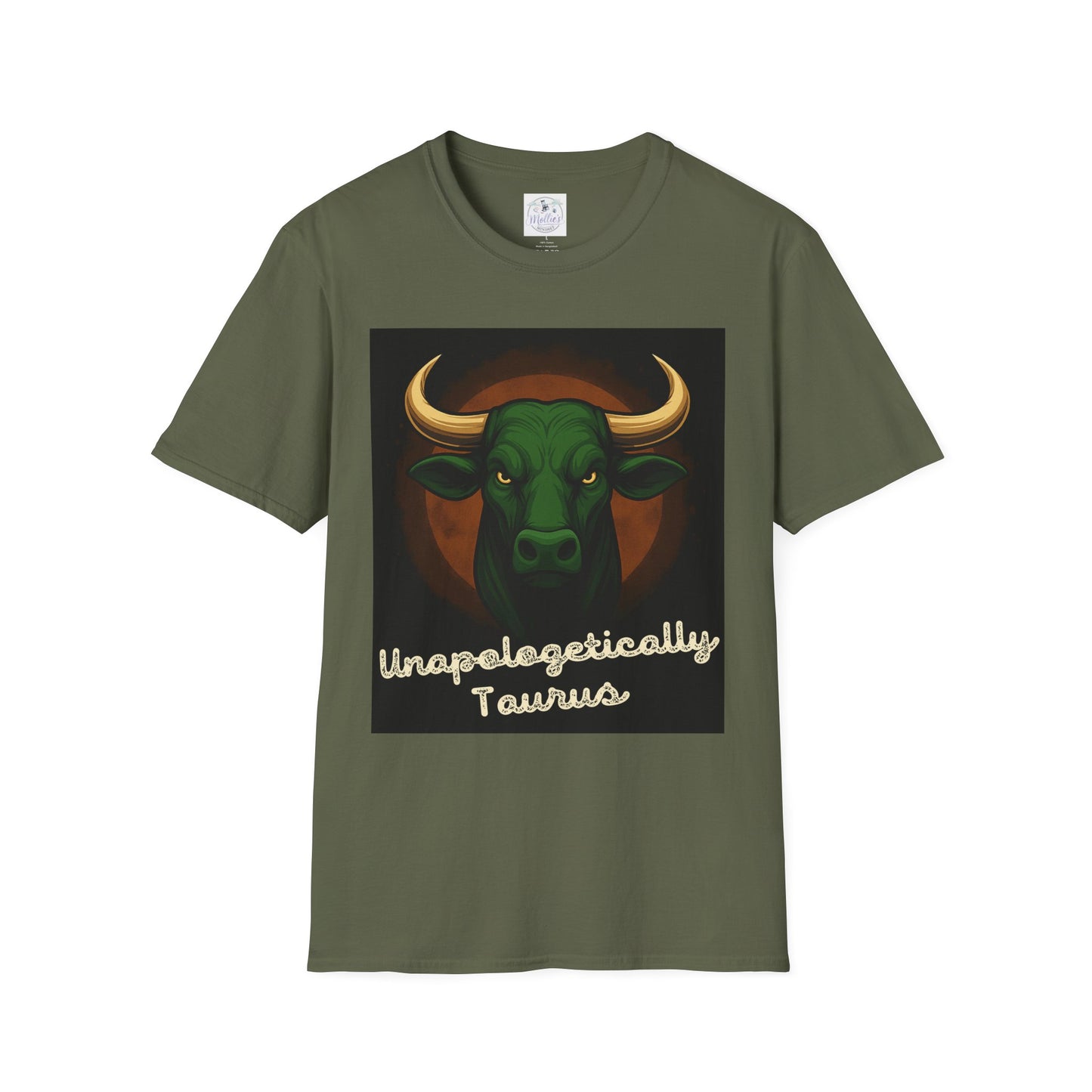 Unapologetically Green Bull Taurus T-Shirt | Zodiac Sign Shirt | Astrology Gift for Taurus Men & Women