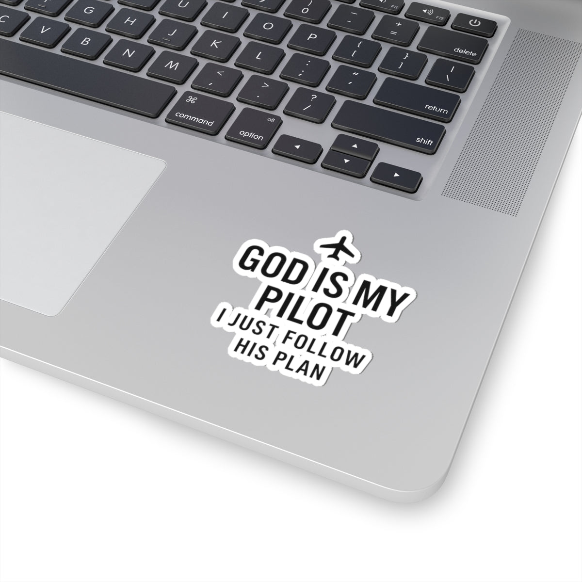 God Is My Pilot Sticker | Christian Aviation Faith Vinyl Decal
