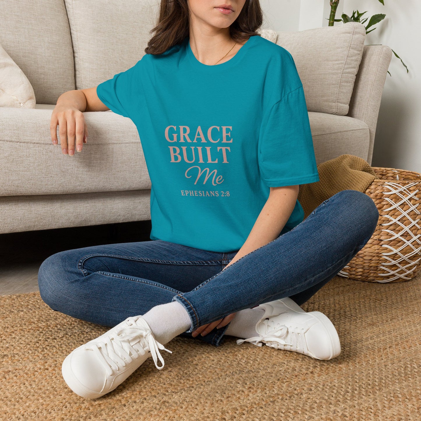 "Grace Built" T-Shirt | Inspirational Christian Graphic Tee