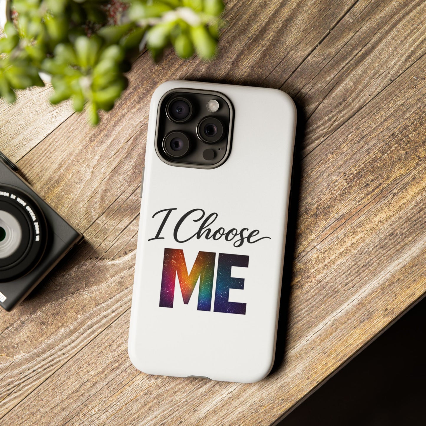 I Choose ME iPhone case | empowerment mobile cover, self-love design