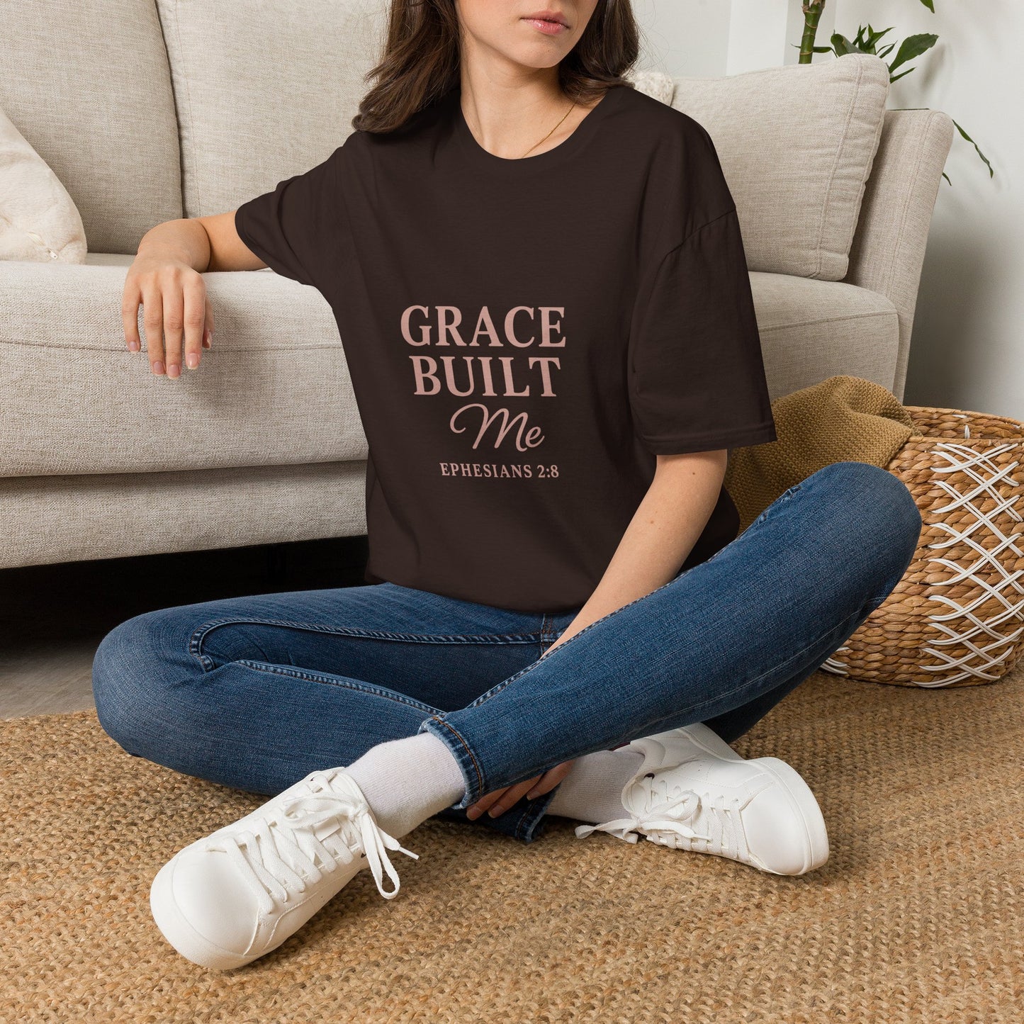 "Grace Built" T-Shirt | Inspirational Christian Graphic Tee