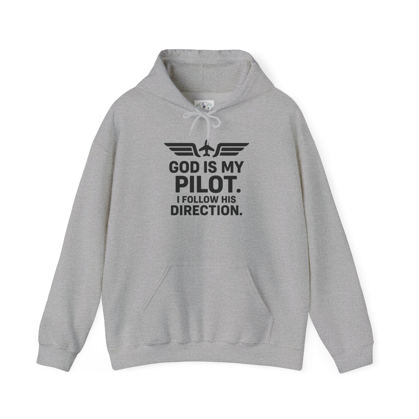 God Is My Pilot hoodie | Faith Pilot Sweatshirt, Aviation Christian Apparel
