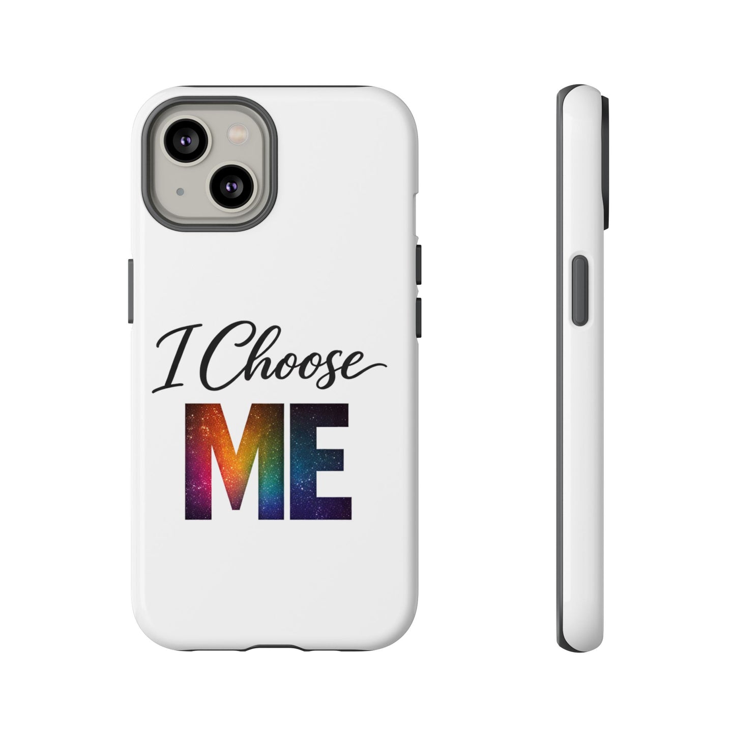I Choose ME iPhone case | empowerment mobile cover, self-love design
