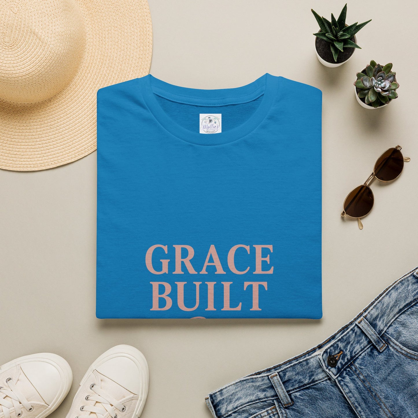"Grace Built" T-Shirt | Inspirational Christian Graphic Tee