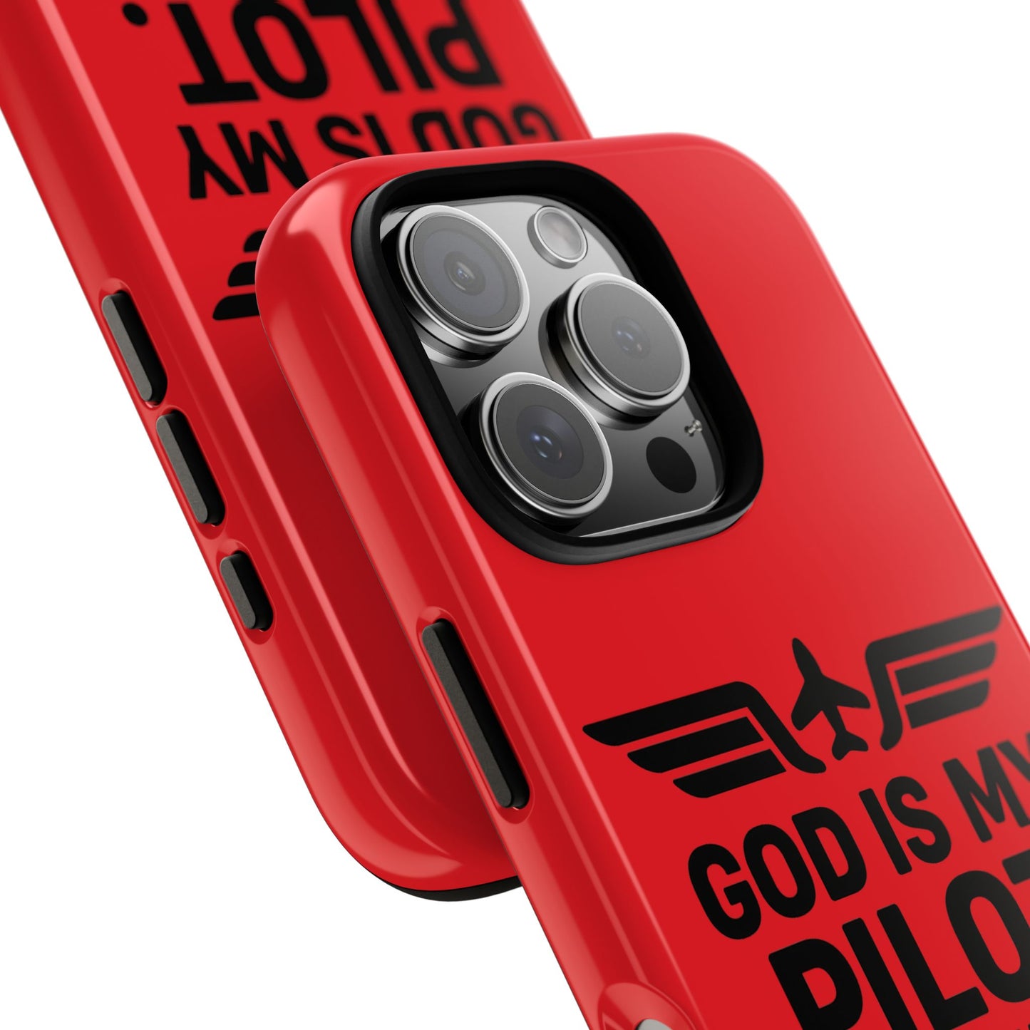 God Is My Pilot iPhone Case | Religious Aviator Phone Case