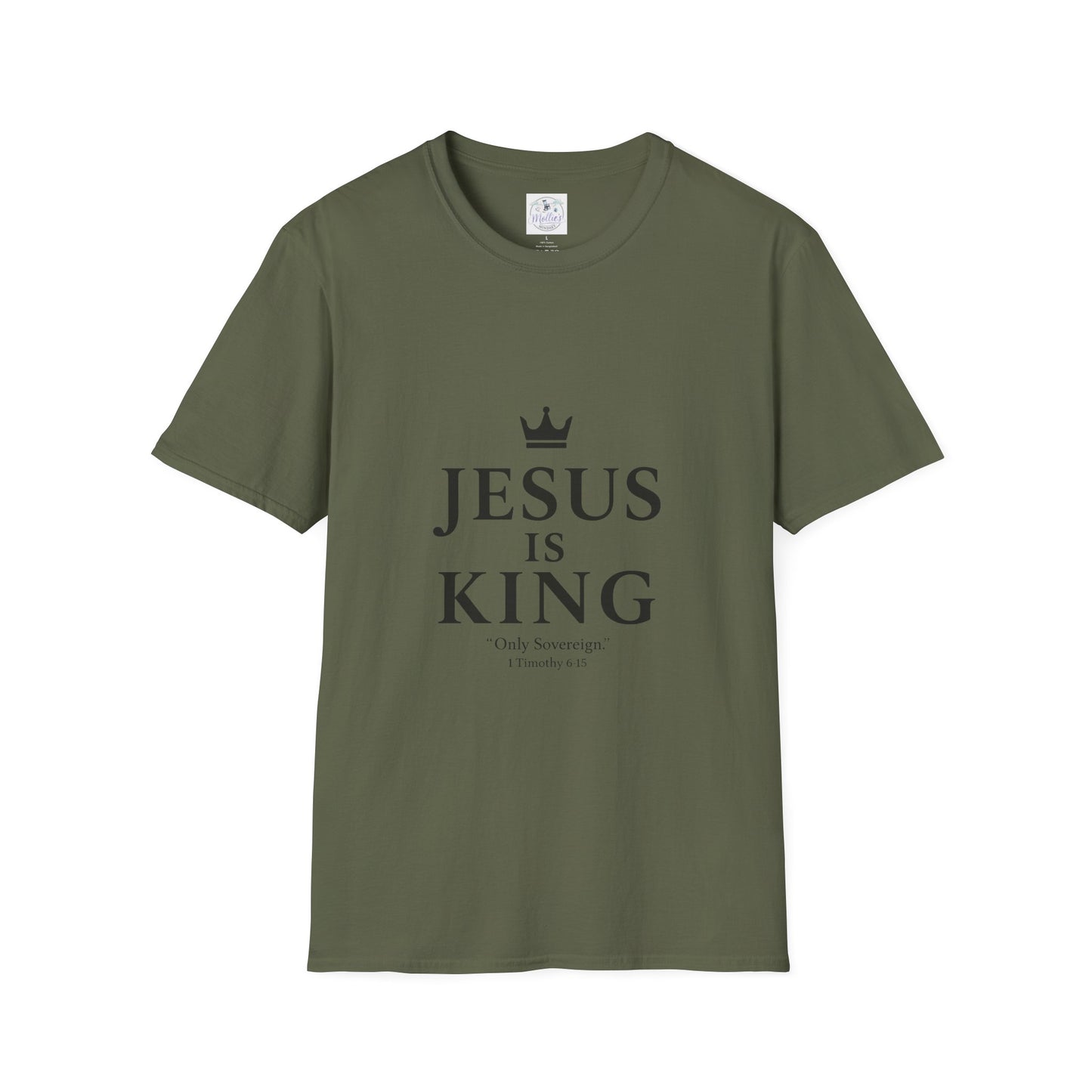 Jesus Is King Crown T-Shirt | Christian Faith Apparel