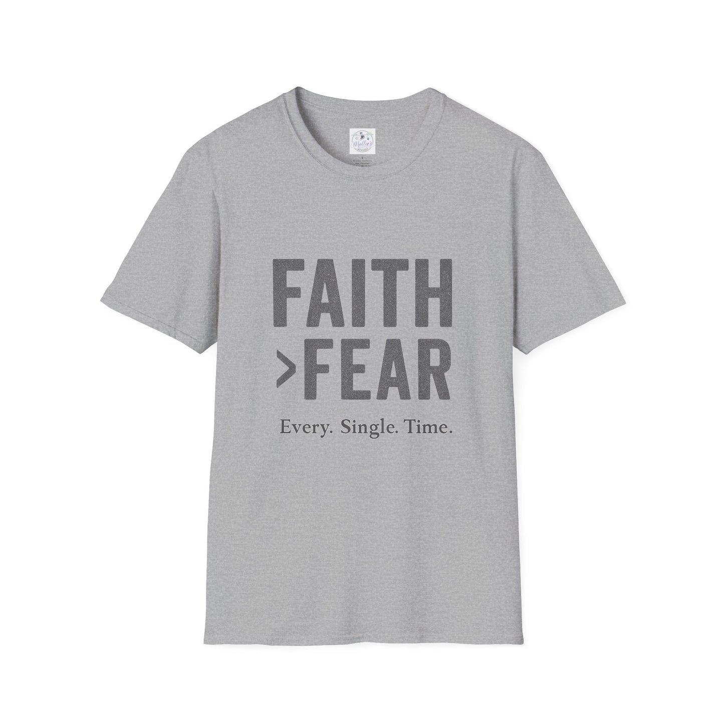 "Faith Over Fear" T-Shirt | Inspirational Christian Tee