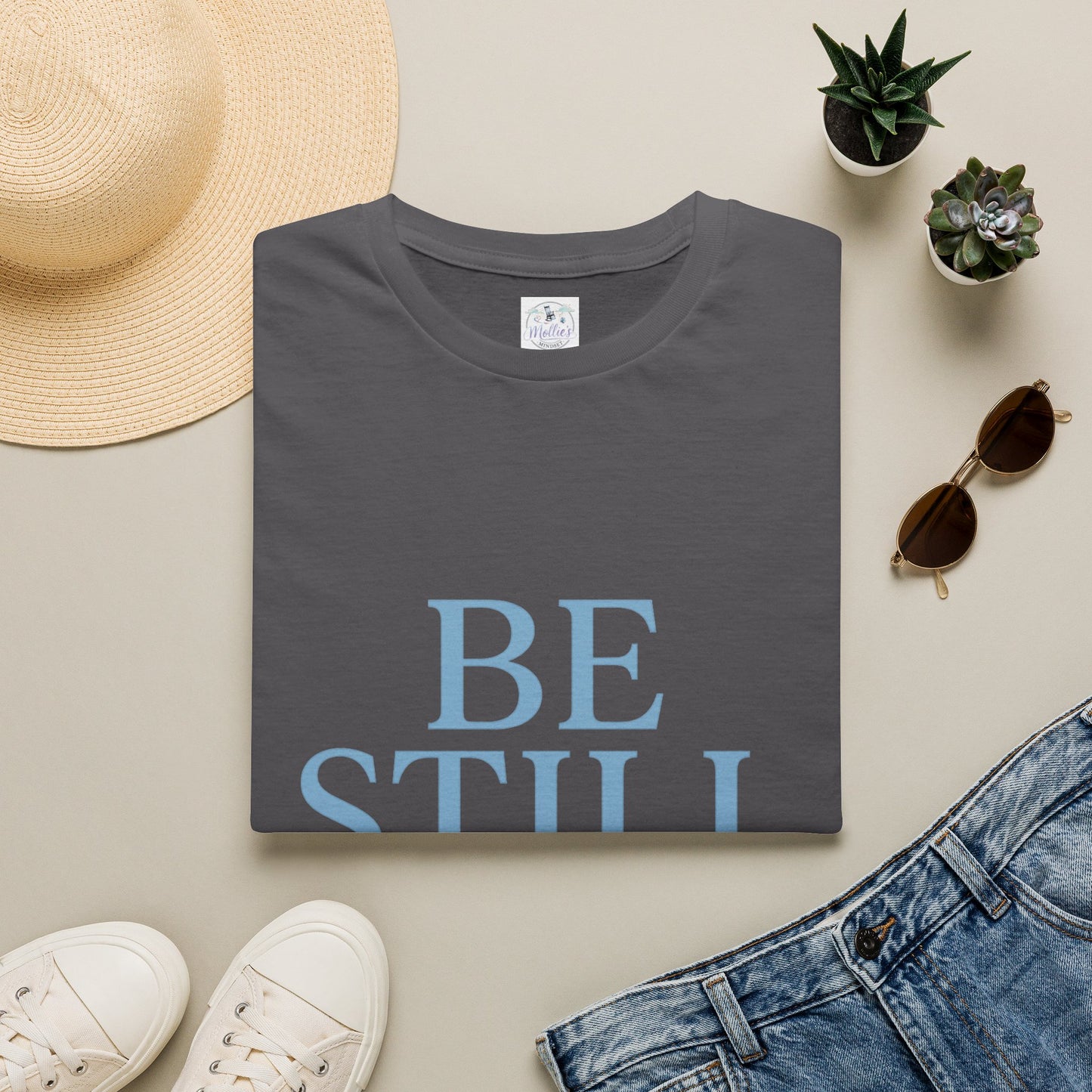 "Be Still" Inspirational T-Shirt | Christian Scripture Tee | Faith & Peace Shirt