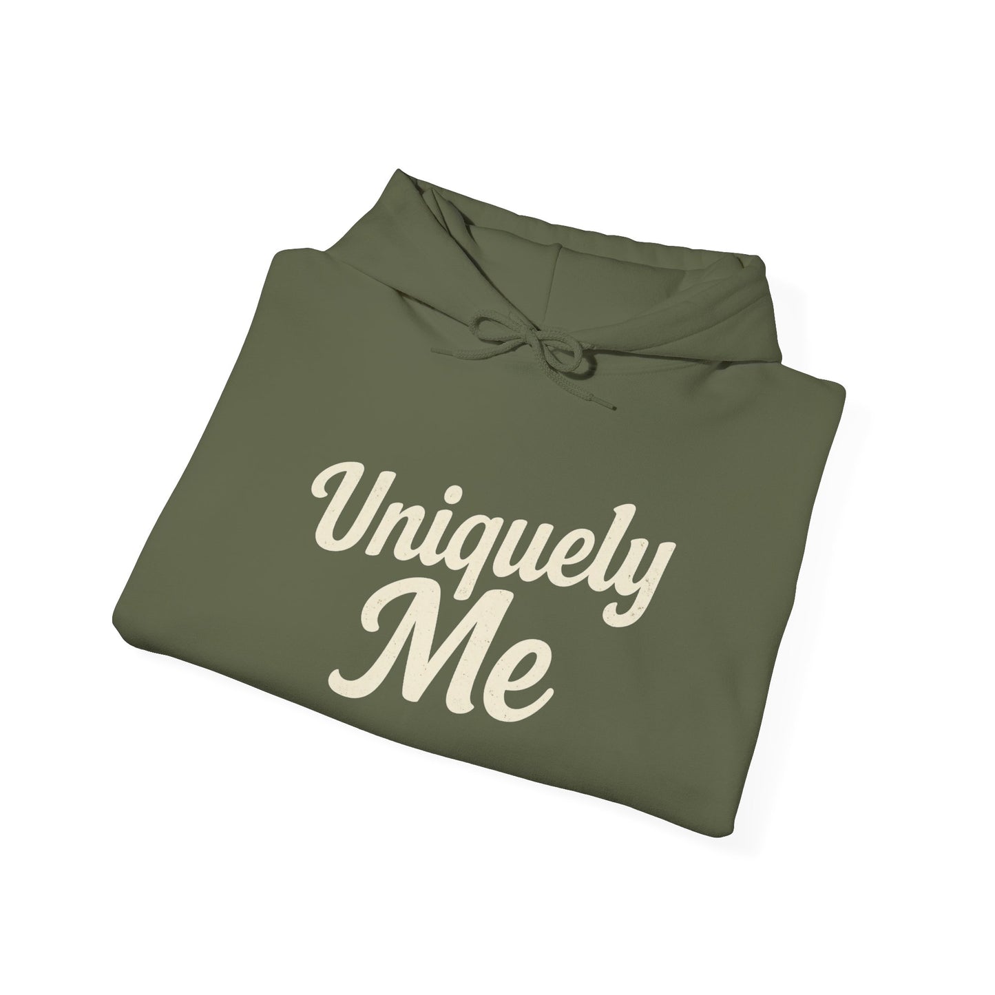 Uniquely Me hoodie | Script typography hoodie, black pullover