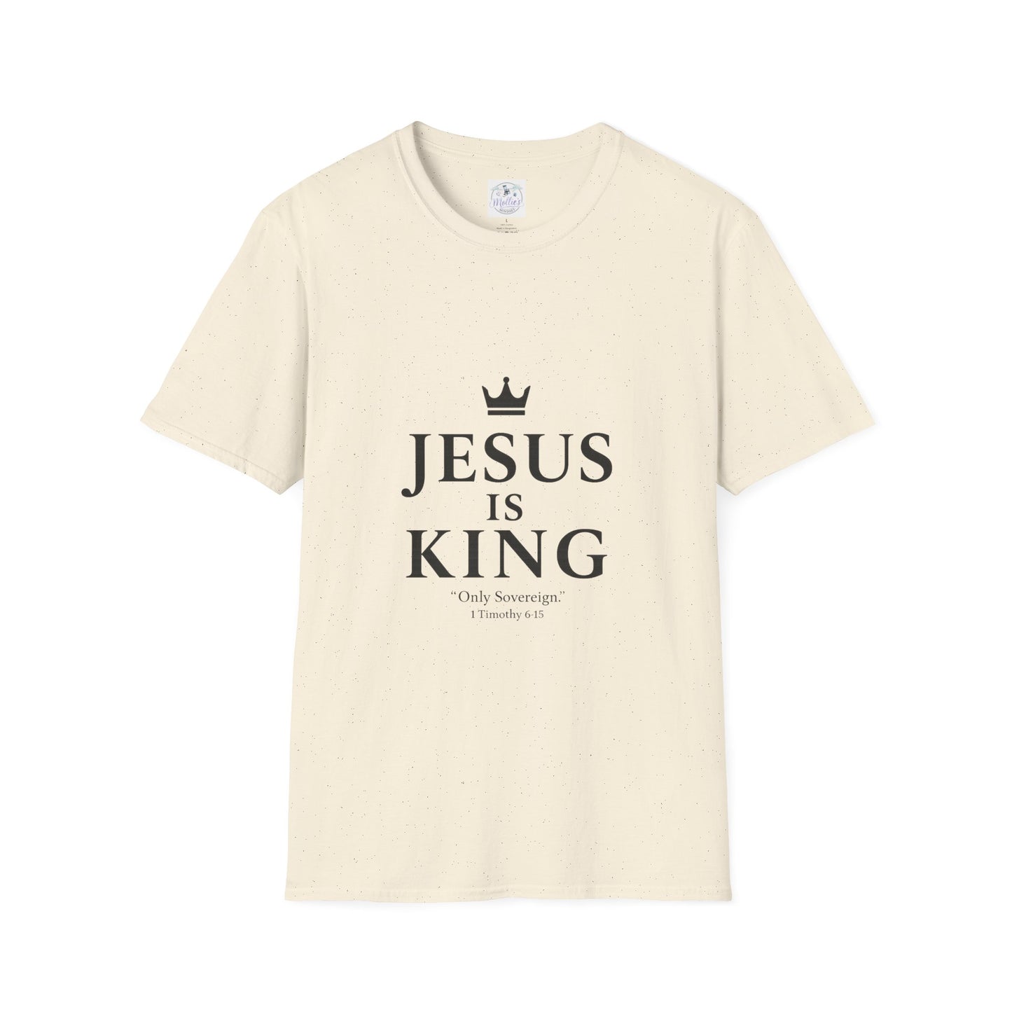 Jesus Is King Crown T-Shirt | Christian Faith Apparel