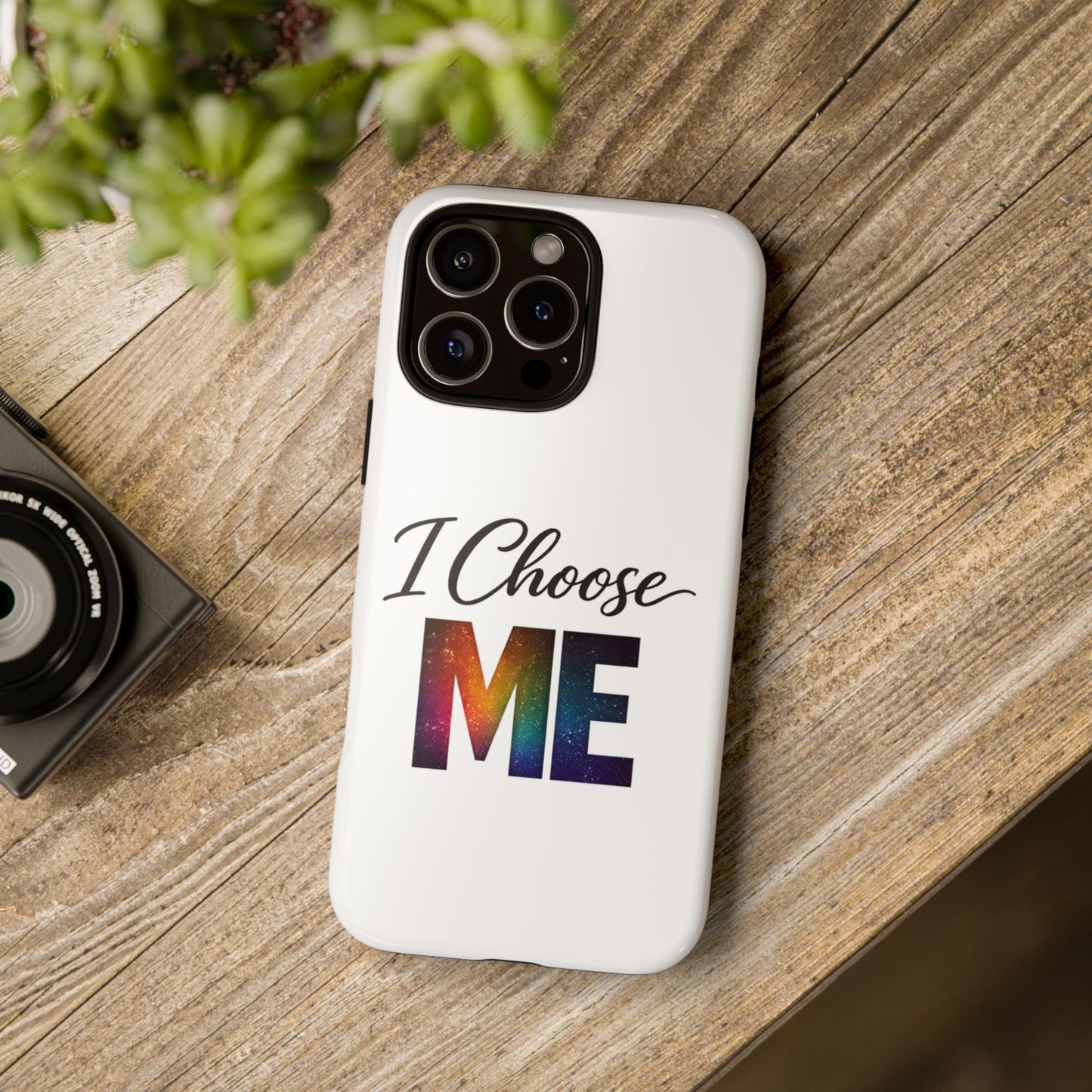 I Choose ME iPhone case | empowerment mobile cover, self-love design