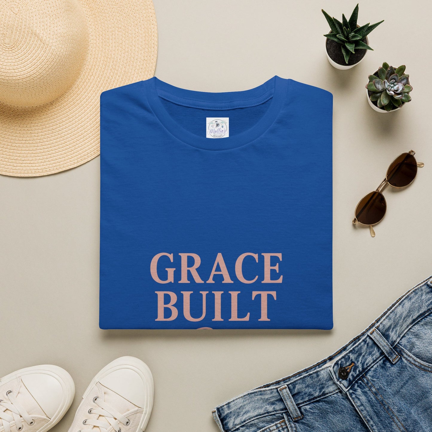 "Grace Built" T-Shirt | Inspirational Christian Graphic Tee