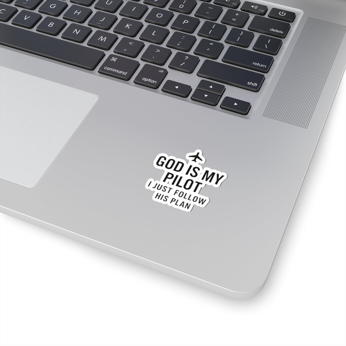 God Is My Pilot Sticker | Christian Aviation Faith Vinyl Decal