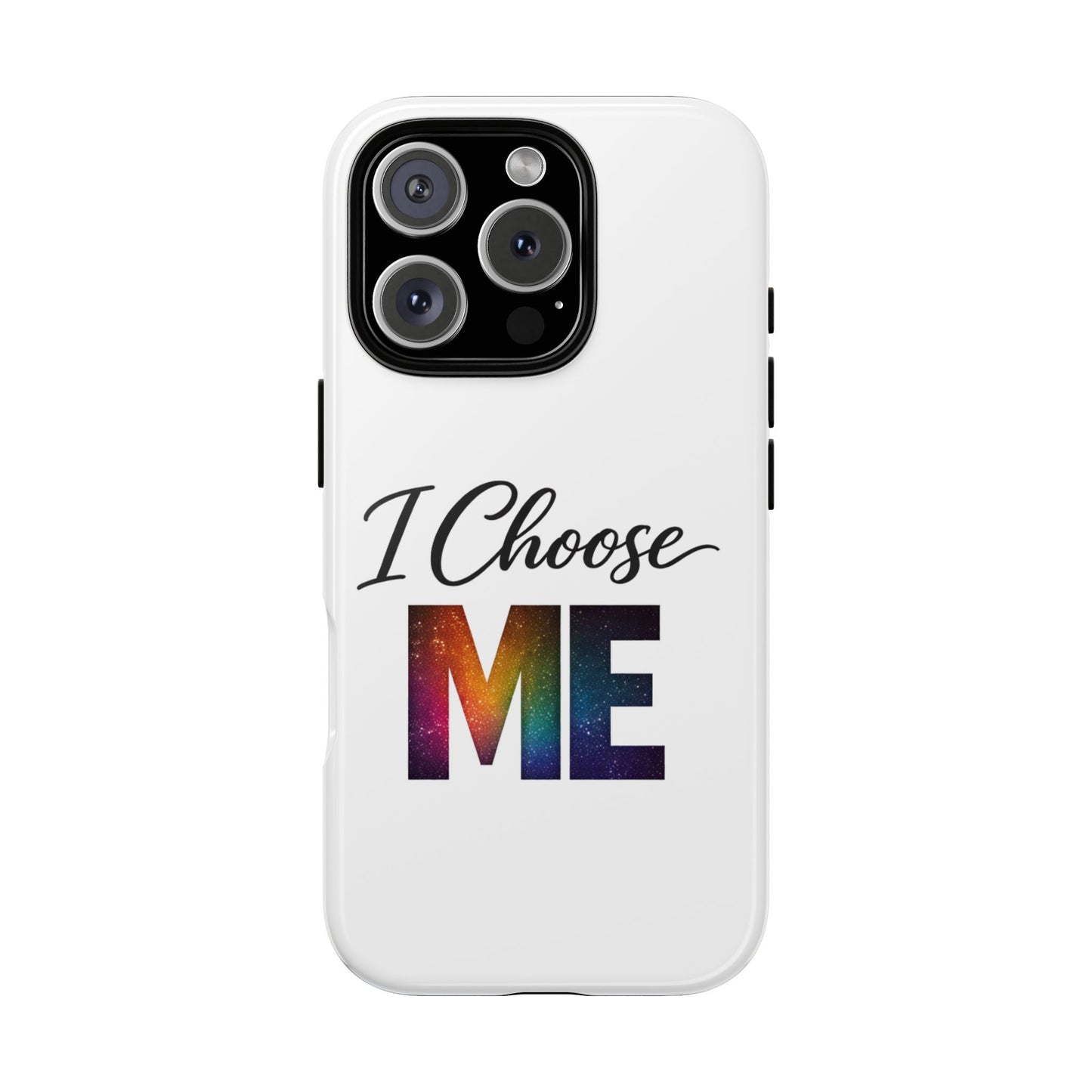 I Choose ME iPhone case | empowerment mobile cover, self-love design