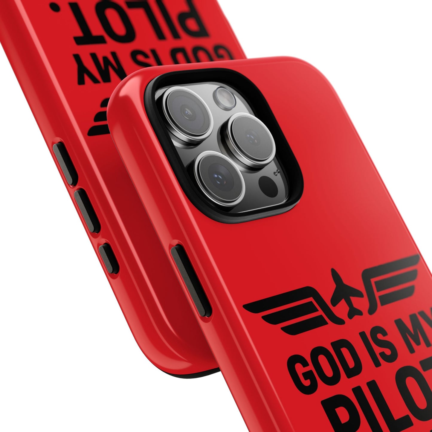 God Is My Pilot iPhone Case | Religious Aviator Phone Case
