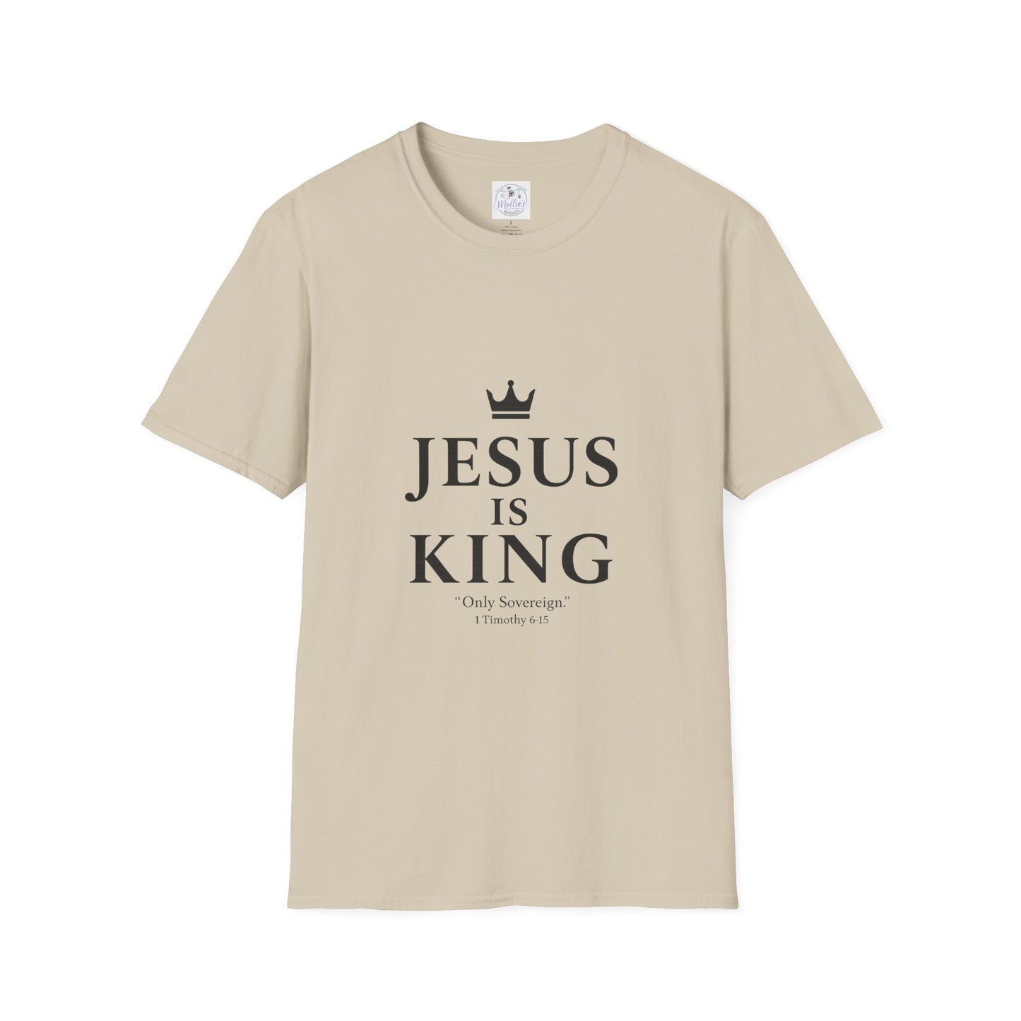 Jesus Is King Crown T-Shirt | Christian Faith Apparel
