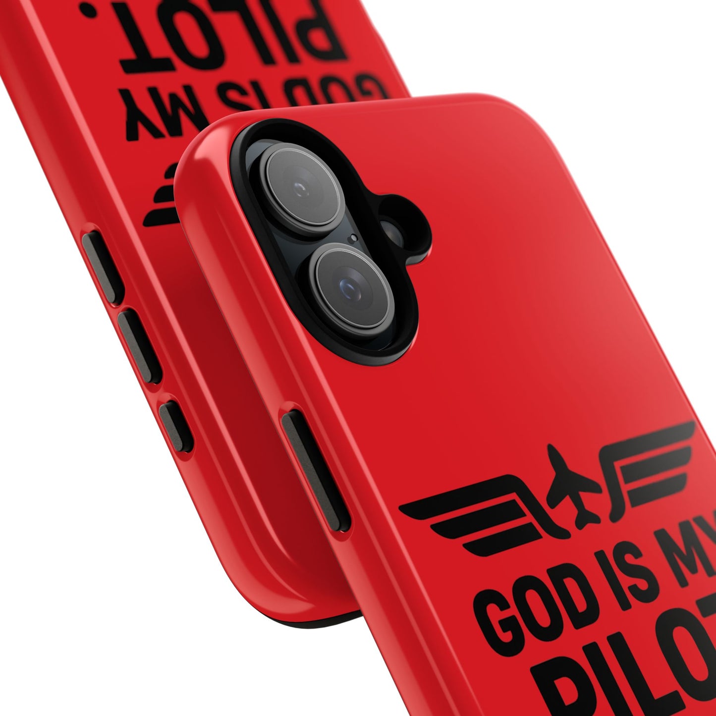 God Is My Pilot iPhone Case | Religious Aviator Phone Case